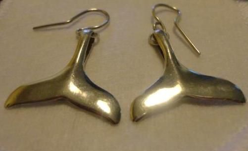 Brinco de Prata Rabo de Peixe